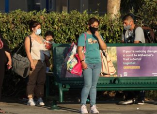 L.A. County to finish masks order on public transit, in airports 1179669 me no shade for bus riders3 mam