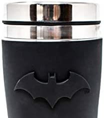 Paladone Batman Journey Mug with Silicone Grip Sleeve, 15oz, Insulated Stainless Metal Tumbler with Lid, Formally Licensed DC Comics Espresso Mug 310WH2YyPuL. AC