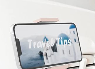 Airplane Journey Necessities Cellphone Holder, Common Handsfree Cellphone Mount for Flying with 360 Diploma Rotation, Journey Accent for Airplane, MiiKARE Journey Should Haves Cellphone Stand for Desk, Desk-Pink 31sY34I59XL. AC