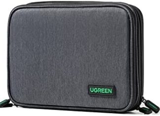 UGREEN Digital Organizer Journey Cable Organizer Storage Bag for Information Cables, USB C Charger, SD Card, Exhausting Drive, Charging Twine, Mouse, Energy Financial institution, Cellphone, Energy Adapter Plug Electronics Equipment 31uOSi sMTL. AC