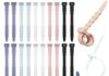 Silicone Zip Ties, Reusable Zip Ties, 20pcs Rubber Cable Ties Straps for Wire Administration, Elastic Cable Organizer for House Workplace Desk Desk. 4.5” Twine Ties in White, Black, Pink, Purple and Blue 4113ZJcHFvL. AC