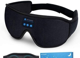 Sleep Headphones, Bluetooth 5.0 Wi-fi 3D Eye Masks, Lightimetunnel Washable Sleeping Headphones for Facet Sleepers With Adjustable Extremely Skinny Stereo Audio system Microphone Arms Free for Insomnia Journey 411rG4Gn9 L. AC