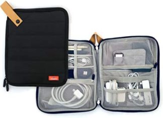 Journey Wire Case Organizer For All Your Digital Tech Devices – Cables, Equipment, Telephones, Tablets, Exhausting Drives, Chargers, USB, Reminiscence Playing cards & Extra 41mIwk1mqL. AC