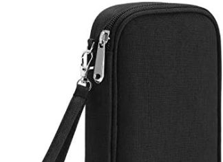 Digital Organizer, Small Journey Cable Organizer Bag Pouch Transportable Digital Equipment All-in-One Storage Multifunction Case for Cable, Twine, Charger, Laborious Drive, Earphone, USB, SD Card (Black) 41tOrKgjyhL. AC