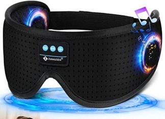 Sleep Headphones, White Noise Bluetooth 5.2 Sleep Eye Masks,3D Breathable Wi-fi Sleep Masks with Timer for Aspect Sleepers Journey Rest, Meditation, Cool Devices for Girls Man 51IHkln6qIL. AC