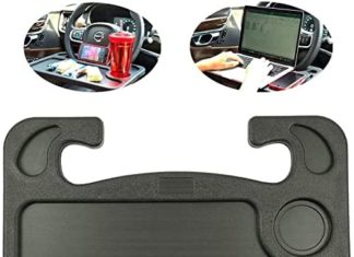 Steering Wheel Tray for Meals,Automotive Desk Children Journey Tray,Automotive Desk Seat Trays for Consuming,Vehicles Should Haves Inside Equipment Cool Devices for Males(Black) 51OiSuWYVBL. AC