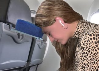 Joyful Headrest Journey Pillow – Sleep Face Down with The #1 Journey Pillow for Airplane Journey, Not One other Neck Pillow, Extremely Comfy, Light-weight, Machine Washable, Should-Have Journey Equipment 51QBlIX0U5L. AC