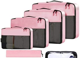 BAGAIL 8 Set Packing Cubes Baggage Packing Organizers for Journey Equipment 51dq68IvjYL. AC