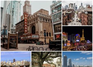 Top 10 Most Looked Through Summer Objections USA cities collage