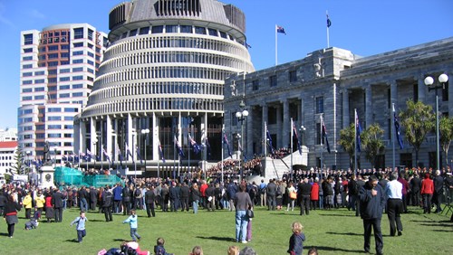 an event in parliament grounds