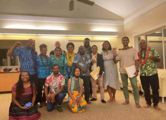 12 Full Pacific Islands Tourism Skilled Fellows Program students East west centre