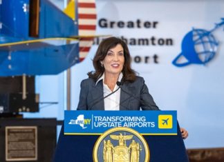 Governor Hochul Declares $230 Million to Carry 9 Upstate Airports to New Heights Binghamton Airport Announcement 1280