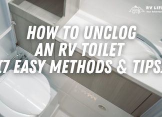 How To Unclog An RV Bathroom (7 Simple Strategies & Suggestions)