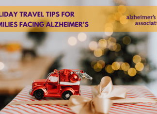 HOLIDAY TRAVEL TIPS FOR FAMILIES FACING ALZHEIMER’S