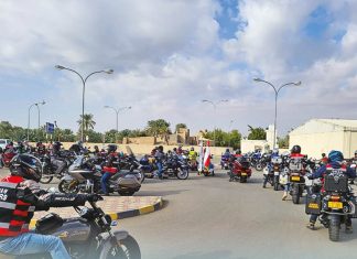 170 bikers rally throughout 5 governorates to advertise tourism