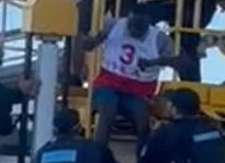 Dramatic moment man runs onto tarmac and tries to board an international flight through the cargo hold
